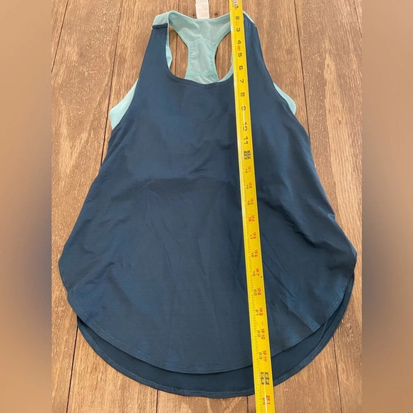 FABLETICS Eco-Conscious Built-In Bra Tank XXS Aqua Blue Sports Bra NWOT - Picture 12 of 13